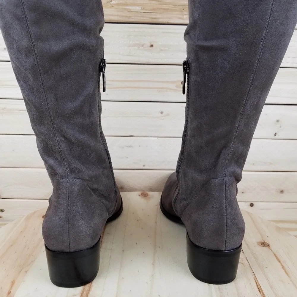 Marc Fisher Ltd Yakira Over the Knee Tall Boots Women's 6 US Pointed Toe Zip NEW
